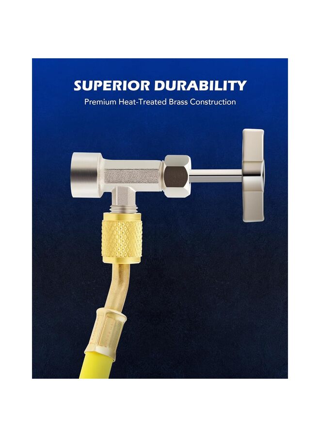 Generic Self Sealing Can Tap, Self-Sealing Can Opener for Refrigerant Self-Sealing Cans, with Tank Adapter for 1/4" and 1/2" AC Charging Hoses (Size : CT343) - Image 5