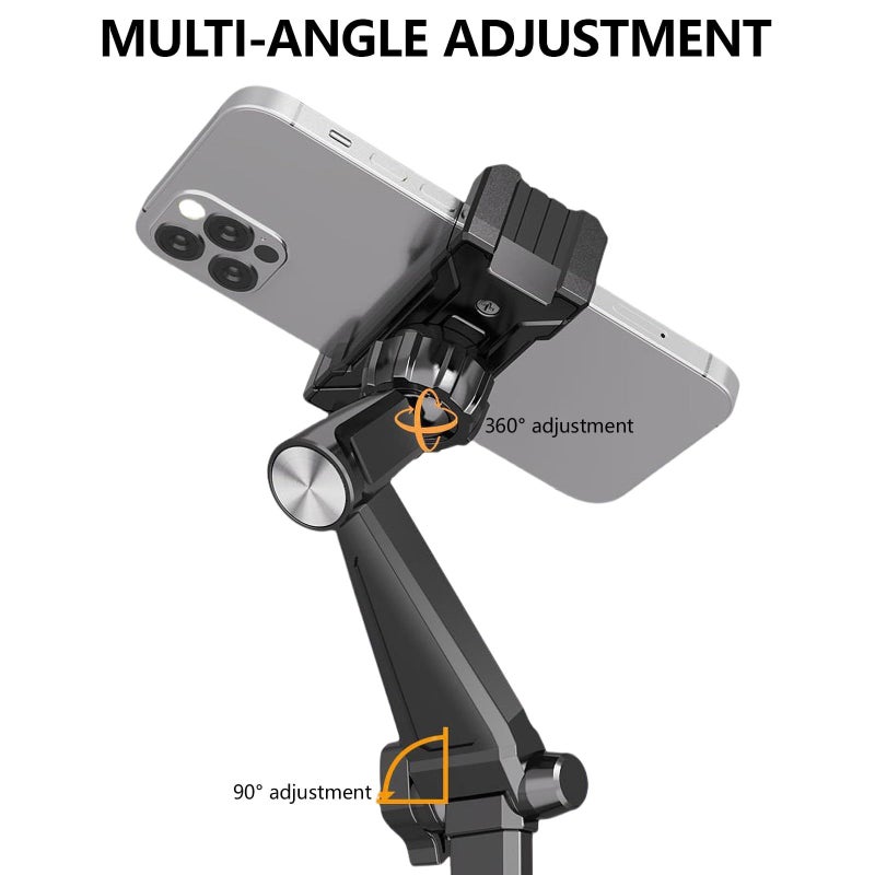 Black Mobile Phone Model Adjustable Phone Tablet Stand Fast Cooling Desk Pad Holder Stretchable - Image 5