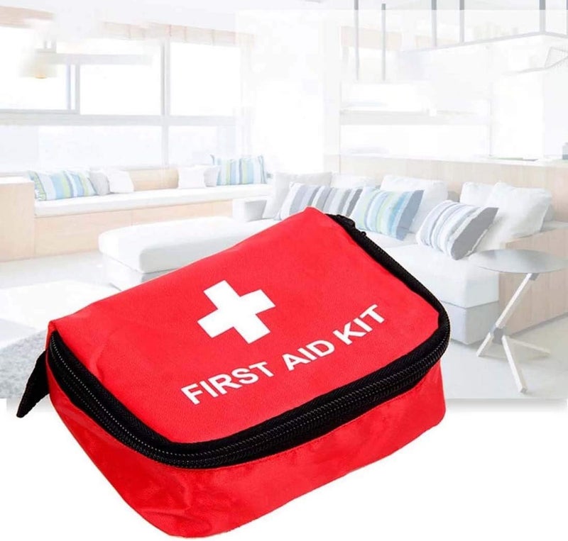 Delfino First Aid Kit, 9-piece Small Emergency Kit Set Outdoor Family Car Gift High-density ripstop easy pick and place items for Travel, Home, Office, Vehicle, Camping, Workplace & Outdoor - Image 4