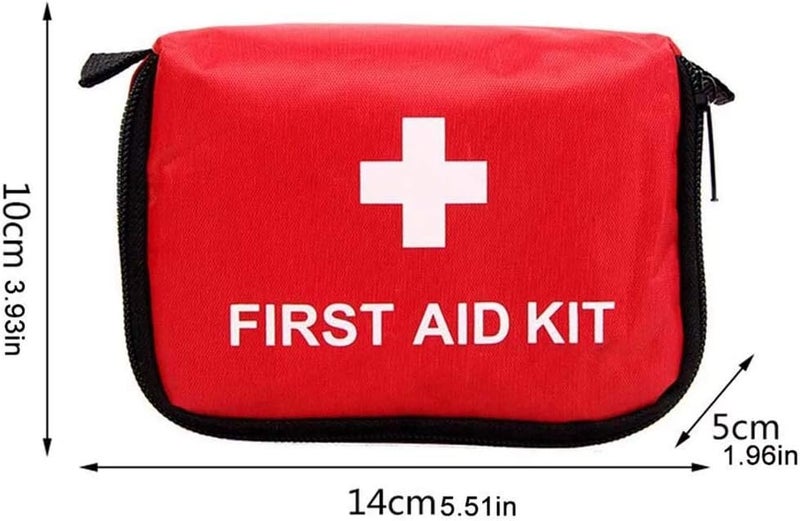 Delfino First Aid Kit, 9-piece Small Emergency Kit Set Outdoor Family Car Gift High-density ripstop easy pick and place items for Travel, Home, Office, Vehicle, Camping, Workplace & Outdoor - Image 2