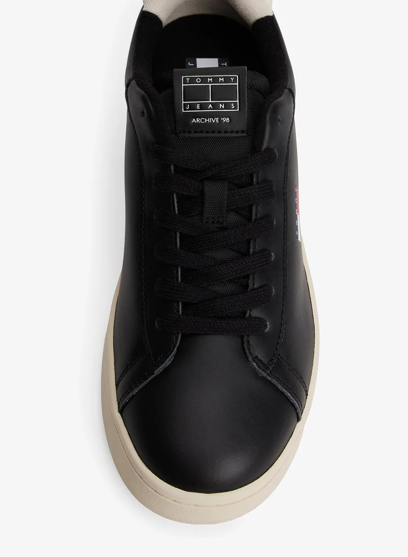 TOMMY JEANS Leather Sneakers