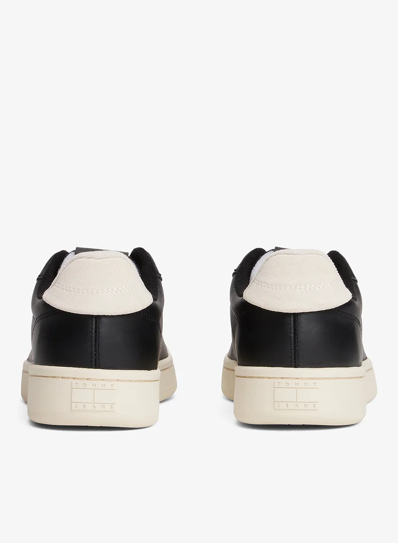 TOMMY JEANS Leather Sneakers