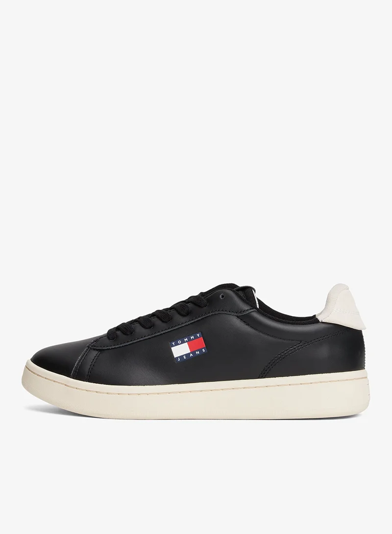 TOMMY JEANS Leather Sneakers
