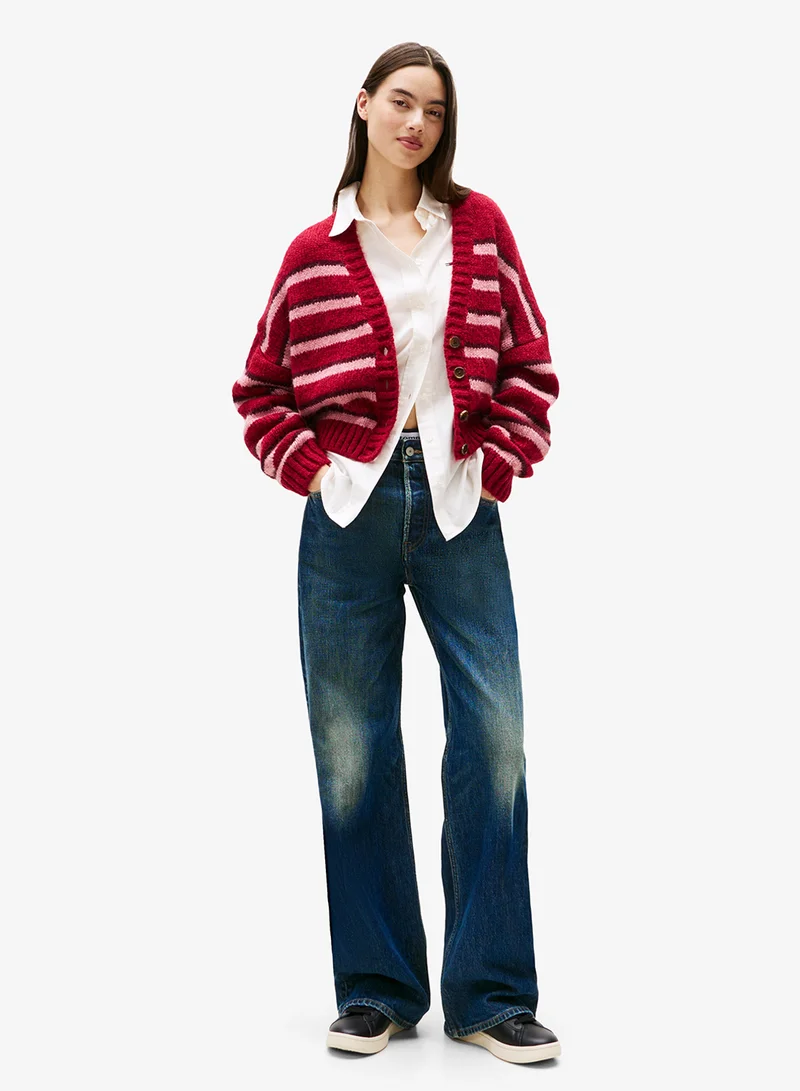 TOMMY JEANS Leather Sneakers