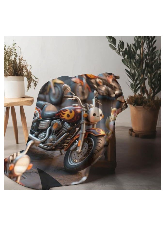 عام بطانية رقيقة من الفانيلا (دافئة ومريحة، ومناسبة للنوم واستخدام الألعاب وإزالة الغبار ومقاومة للرمل) 150 سم * 200 سم - 821 - Image 5