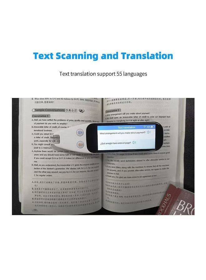 Portable Scan Translation Pen Exam Reader Voice Language Translator Device with Touchscreen WiFi/Hotspot Connection/Offline Function - Image 4