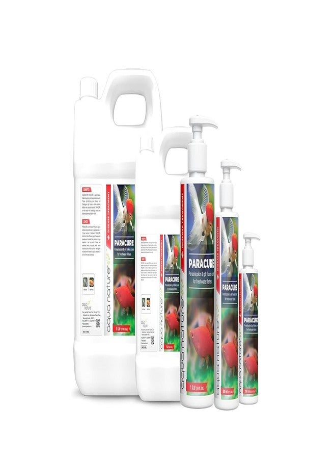 الطبيعة المائية AquaNature® Paracure علاج للطفيليات والديدان الجلدية والخياشيم لأسماك أحواض المياه العذبة (120 مل) - Image 3