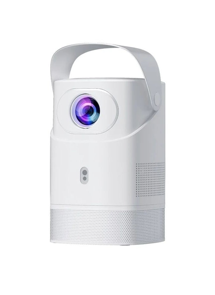 MOCOM TS-9S 1080P Projector with Hidden Bracket, Auto Focus, Keystone Correction, Android TV, 1+8GB, 240 ANSI Lumens, 4K Support, Dual-Band Wi-Fi, Bluetooth 4.0 – Compact Home Theater Projector with UK Plug  - Image 2