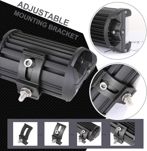 Auto Power Plus 2pcs LED Pod Lights Side Shooter 5 inch Light Bar 120W Waterproof Off Road Driving Light Cube Spot Flood Combo Work Fog Lights for Truck ATV UTV Pickup Boat - Image 5