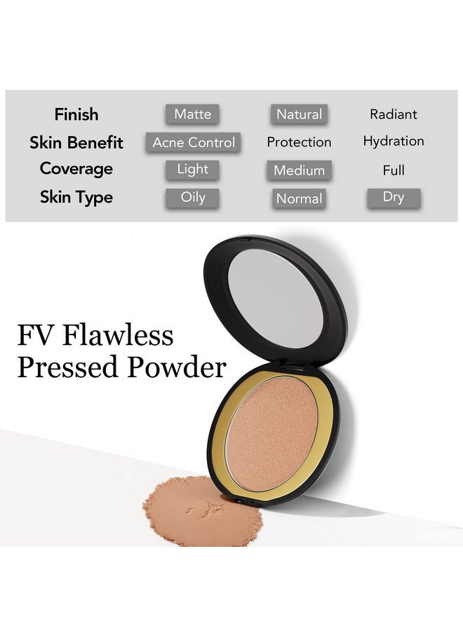 FV Setting Powder, Oil Control Long Lasting Pressed Face Powder Makeup With Medium Coverage, Matte Finish Finishing Powder For Oily Dry And Normal Skin, Natural Beige, 0.28 Oz - Image 5