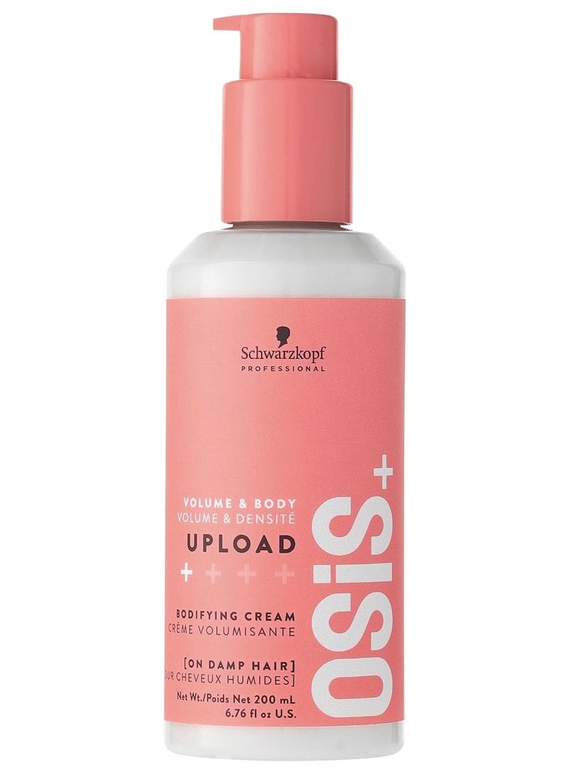 Osis+ Schwarzkopf Osis+ Upload Lifting Volume Cream ( Medium Control ) - 200ml/6.67oz - Image 3