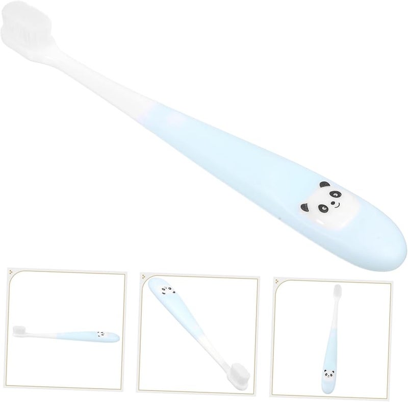 Extra Soft Manual Toothbrush For Kids With Storage Bucket Blue - Image 4