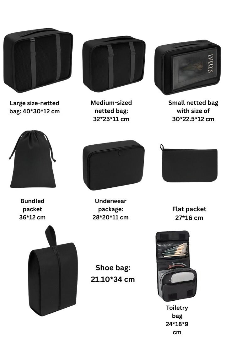 حقيبة تخزين سفر قابلة للطي - منظم محمول متعدد الأغراض للملابس والاستخدام المنزلي | تصميم مربع، خفيف الوزن وموفر للمساحة، مناسب للخزانة والتنظيف والأمتعة - Image 2