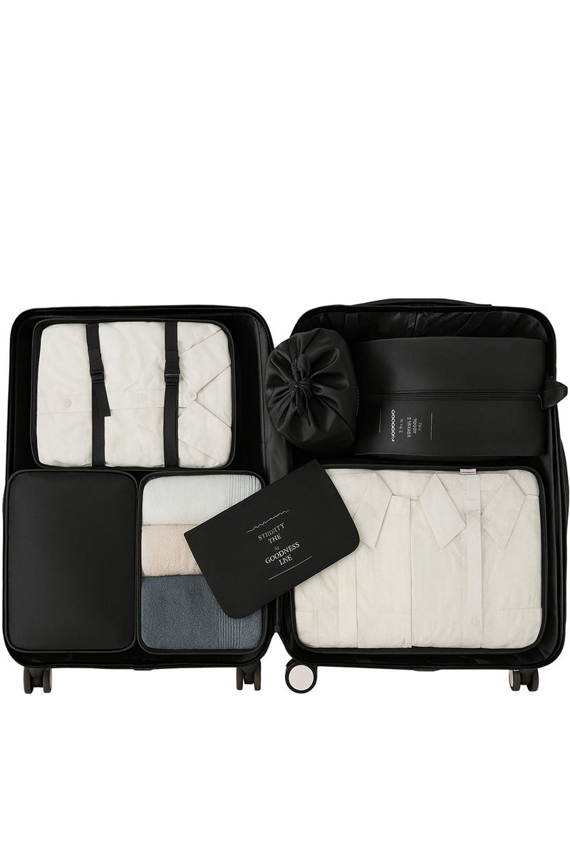 حقيبة تخزين سفر قابلة للطي - منظم محمول متعدد الأغراض للملابس والاستخدام المنزلي | تصميم مربع، خفيف الوزن وموفر للمساحة، مناسب للخزانة والتنظيف والأمتعة - Image 5