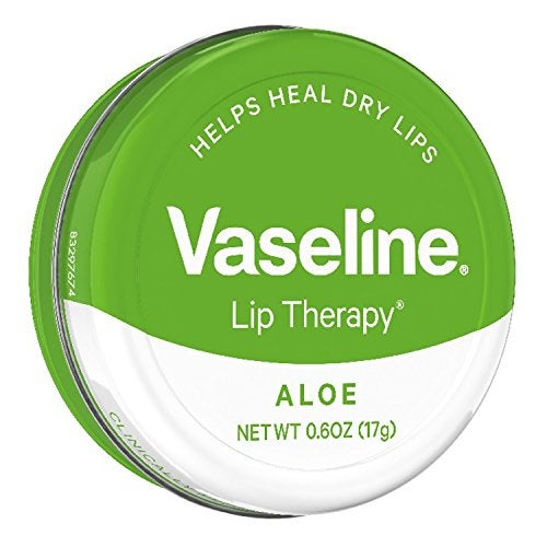 Vaseline Therapy Lip Balm Tin, Aloe Vera, Green, 17 g - Image 3