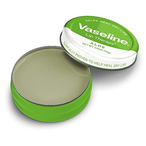 Vaseline Therapy Lip Balm Tin, Aloe Vera, Green, 17 g - Image 4