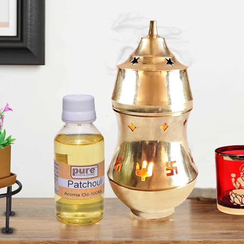 Pure Source India Patchouli Aroma Oil Undiluted 100 ML Pack Suitable for Aroma,Potpourri,Soap Making,Spa etc - Image 3
