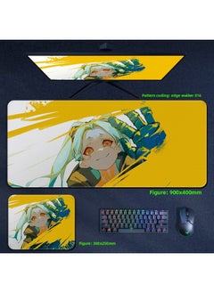 Cyberpunk Edge Walker Mouse Pad Computer Desktop Pad Lucy Edge Runner Cyberpunk 2077 Surrounding-Color:800x300x3mm-Pattern:Edge Walker 016