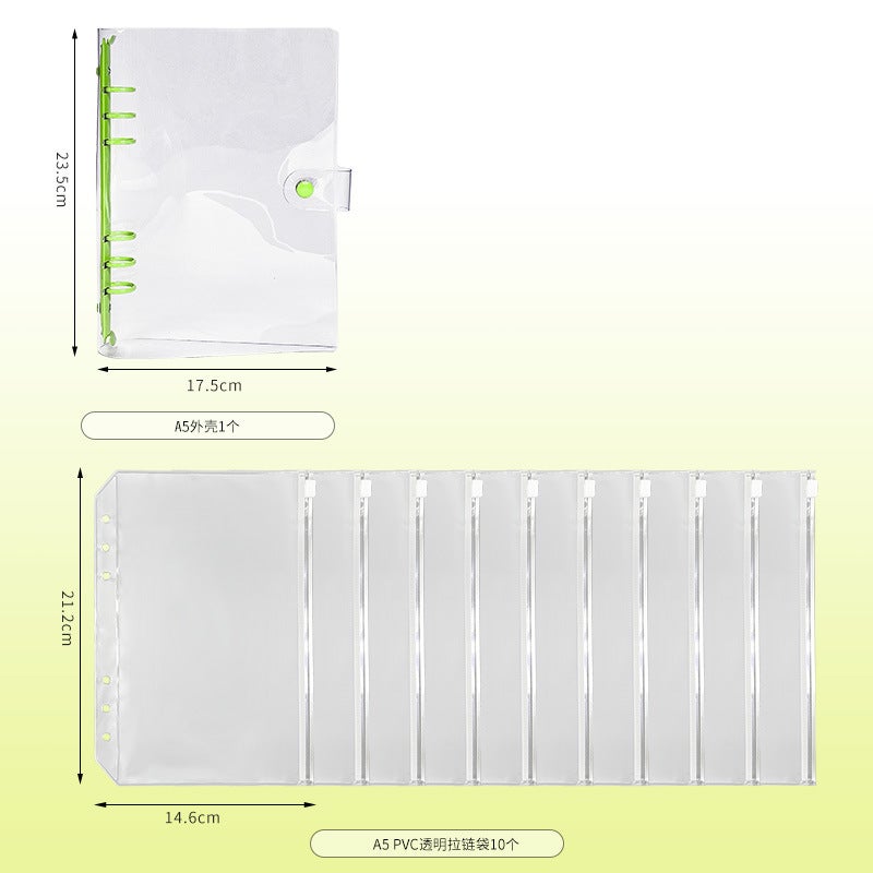 Manufacturers Household Documents Household Registration Book Vaccine Book Baby Birth Certificate Portable Passport Loose-Leaf Book Storage Folder - Image 1