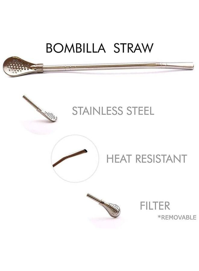 HOMESTAR Reusable Silicone Cups Mate Gourd Cup Mug Set With Stainless Steel Straw Filter To Drink Tea And Yerba Drinking, BPA Free Easy Clean 180 Ml (Black)  - Image 4