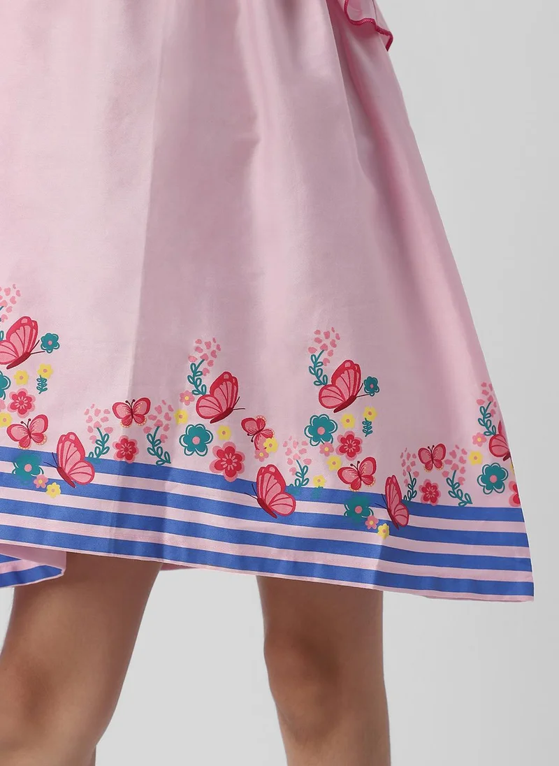 نوتيناتي Floral Bordered Dress