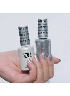 DAISY DND Dnd Gel Polish Set 1 Each Of Gray Gel Polish And Gray Nail Polish, 777 Stormi, 0.5 Fl Oz  - Image 2