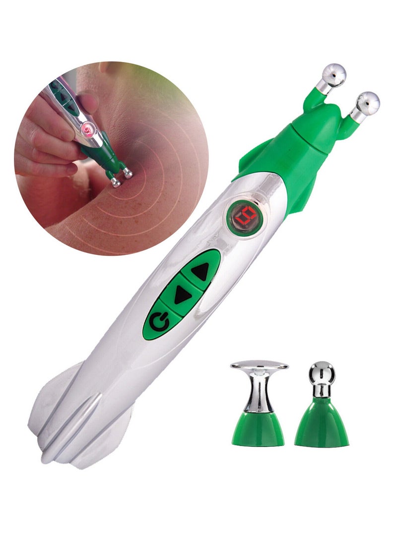 DubaiGallery Meridian Electric Massage Pen Muscle Flow Electronic Massage Therapy Meridian Energy PenMassage Acupuncture Pain Relief - Image 1