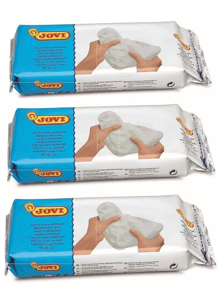 Jovi Air Dry Modeling Clay White 500g Pack of 3 - pzsku/Z0090477E160E36244075Z/45/_/1719489137/f9fe331e-a816-4956-a125-f5bd9c45f5d1