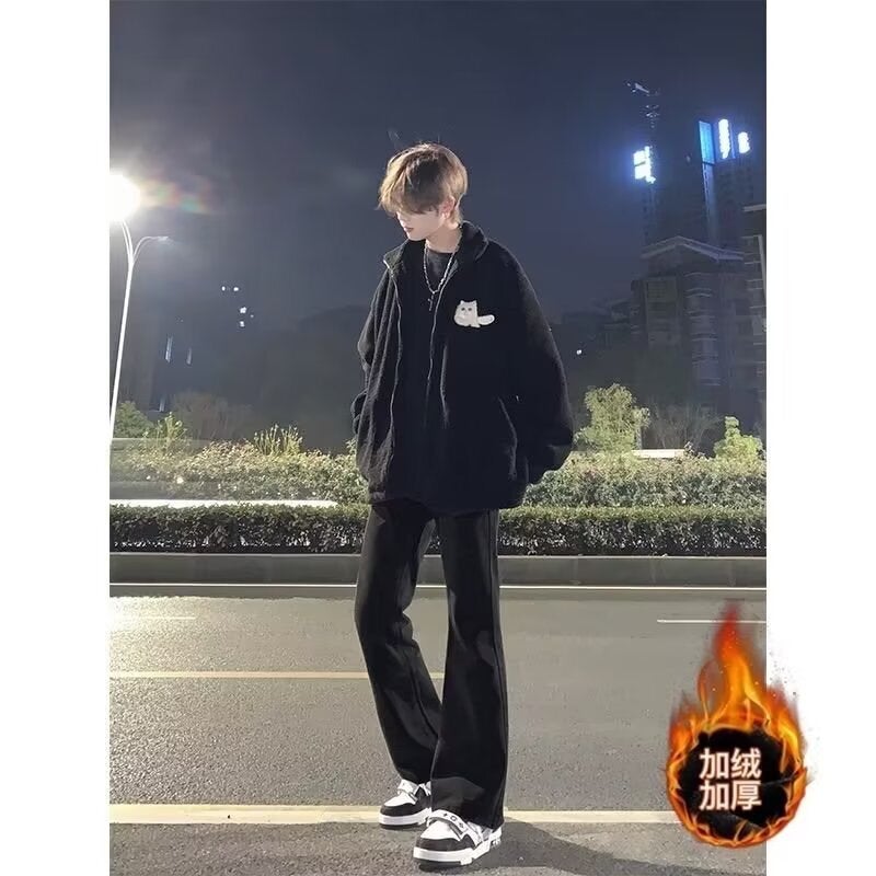 Unisex Classic Denim Jeans Loose Fit Daily Outdoor Wear - Image 5