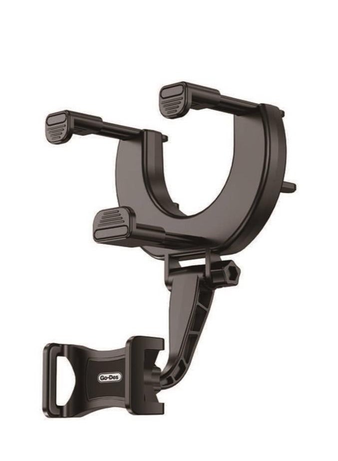 جو-ديز مرآة الرؤية الخلفية GO DES HD880 في حامل جوّال بلاستيكي للسيارة - Image 2