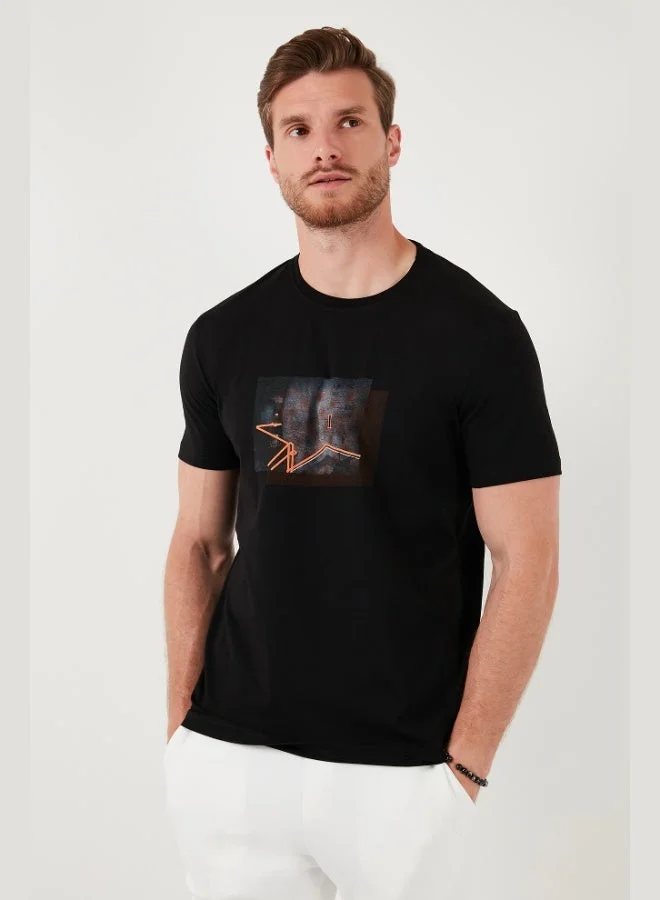 Buratti  Buratti Cotton Slim Fit Crew Neck T Shirt Men's T SHIRT 646R8120 for Men | Best Price UAE