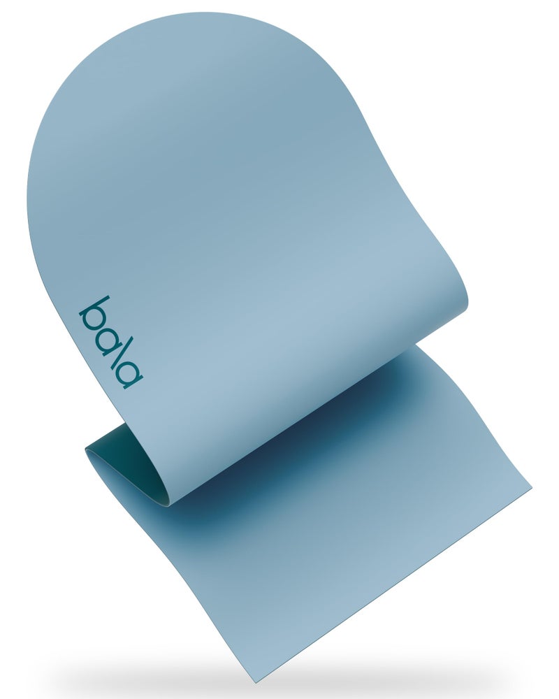 Bala Yoga Mat for Home Gym, 5mm (Sea) - Non Slip Exercise Mat for Home Workout, Stretching, Pilates, Aerobics & Floor & Fitness Work Out - Indoor Exercising Mat - Image 1