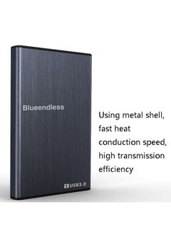 BURAQ Blueendless U23T 2.5 inch Mobile Hard Disk Case USB3.0 Notebook External SATA Serial Port SSD, Colour: Black  - Image 3