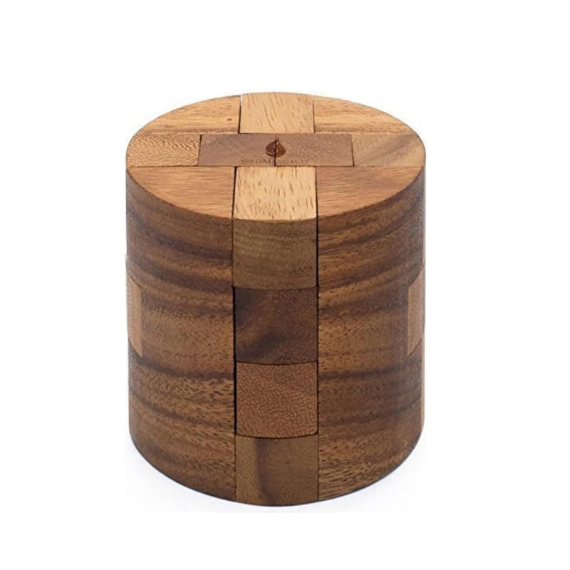 SiamMandalay Powder Keg: 3D Wooden Puzzles Brain Teasers for Adults Interlocking Mechanical Handheld Mind Logic Puzzles Unique Gift for Christmas and Birthdays Office Desk Decor - Image 1