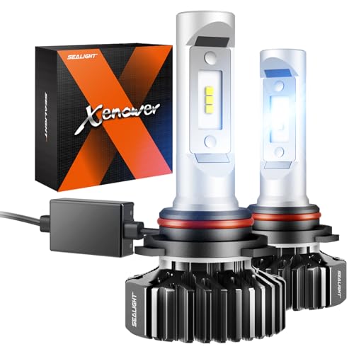 SEALIGHT 9006/HB4 Fog Bulbs or 9006 Fog Light, 30000LM Super Bright 9006 Powersport Bulbs, Plug-and-Play, Pack of 2 - Image 1