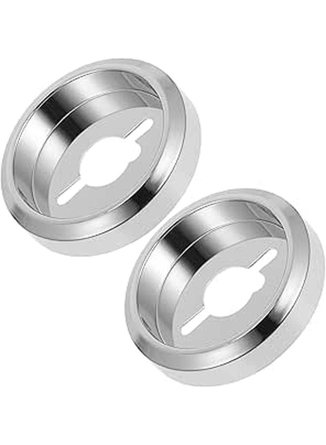 Gas Stove Knob Base Replacement Set Of 2 Rotating Oven Lock Safety Cooktop Top - Image 1