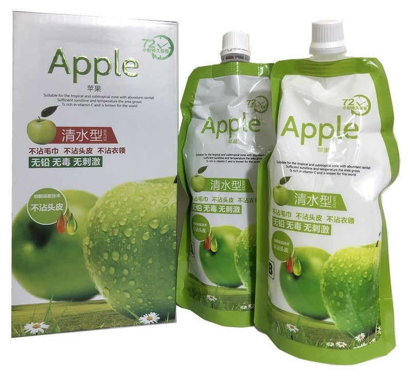Apple Ammonia-Free Natural Organic Black Hair Color Shampoo 1000ml - Image 1