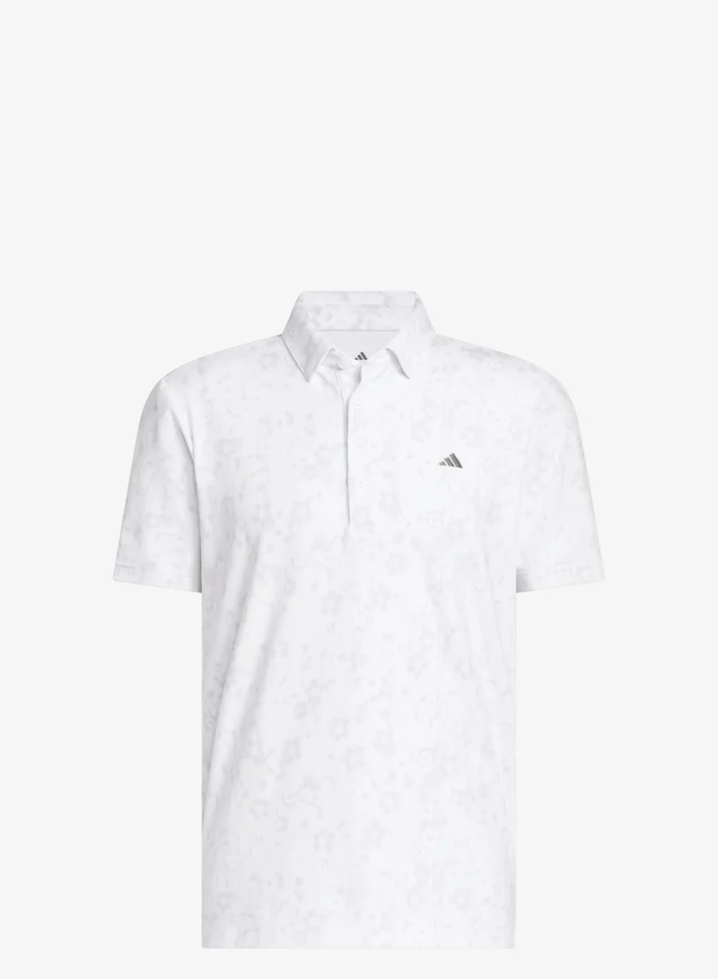 Adidas ULTIMATE365+ CLIMACOOL BUTTERSPUN MIGHTY BLOSSOM PRINT POLO SHIRT