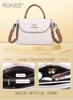 roaiss Women Shoulder Crossbody Bag Large Capacity Compact and Exquisite Women Handbag  - Image 5