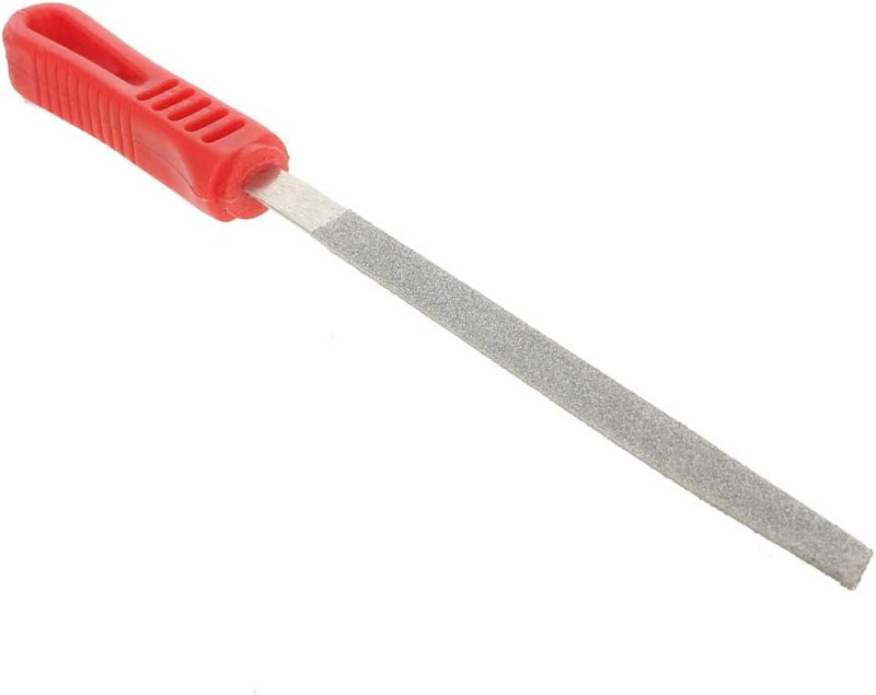 Utoolmart Diamond File 6 Inch Triangular Diamond Coated Plastic Handle Hand Tool for Grinding Polishing 1Pcs - Image 3