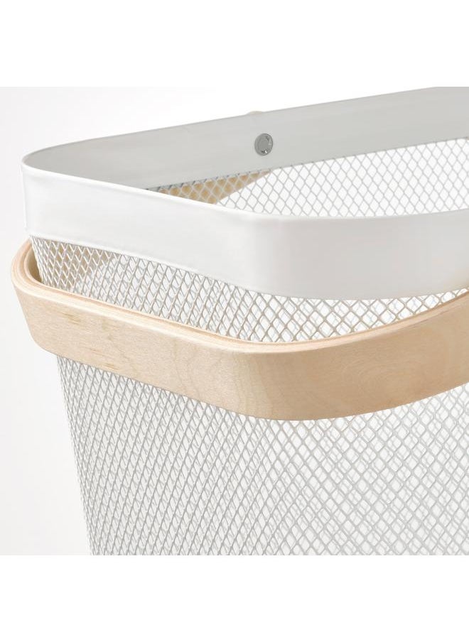 Generic Basket, white, 27x42x23 cm  - Image 5