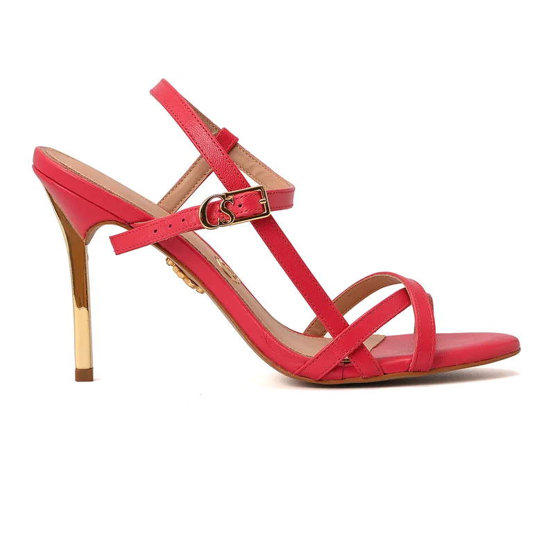 Minimal Red Orchid Sandal