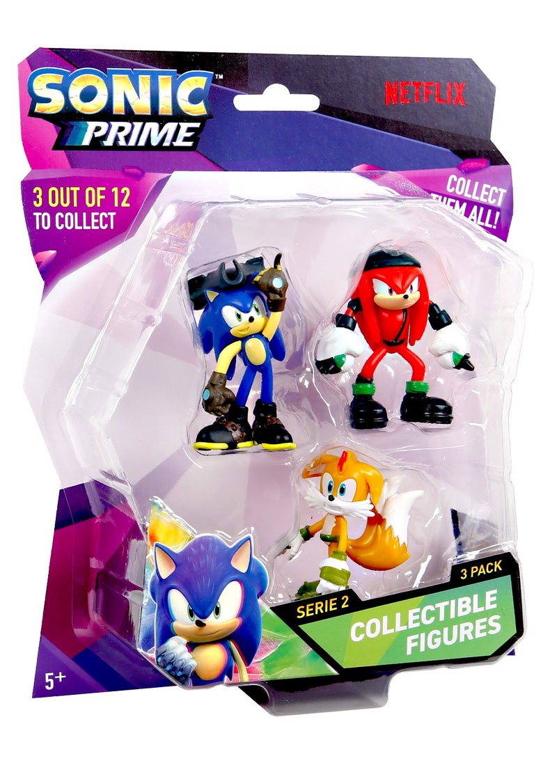 SONIC Sonic Figure Blister 3-in-1 Pack, Assorted 1 Piece (Style & Color May Vary) | Collectible Figure | Action Figure | Perfect Gift for Kids and Collectors  - Image 3