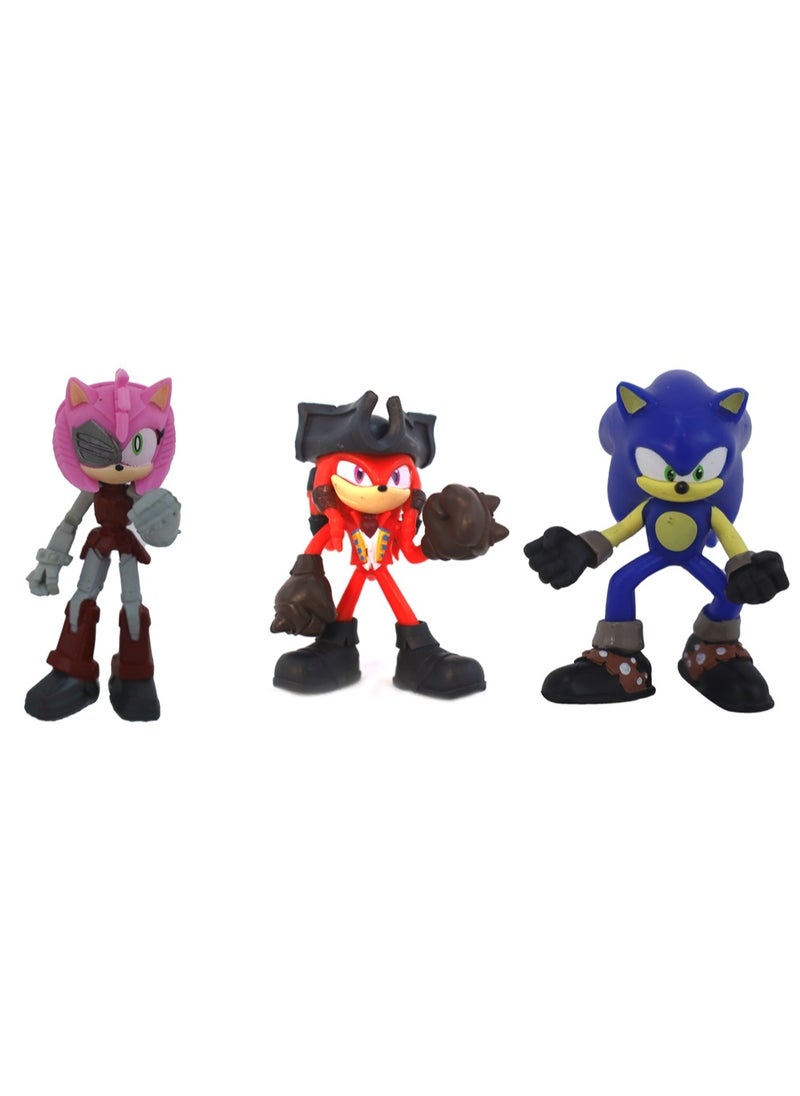 SONIC Sonic Figure Blister 3-in-1 Pack, Assorted 1 Piece (Style & Color May Vary) | Collectible Figure | Action Figure | Perfect Gift for Kids and Collectors  - Image 4
