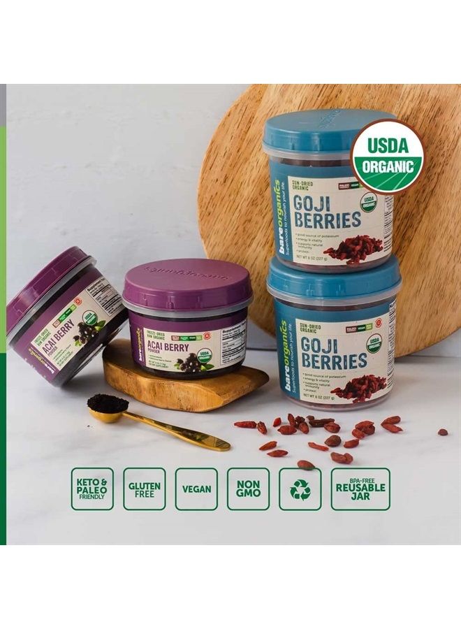 BareOrganics مسحوق فاكهة نوني من باري أورغانيكس، 8 أونصات - Image 3