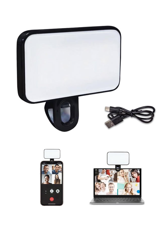 LED Selfie Light Makeup Fill Light Clip Photography Video Photo Light Clip Bracket for Notebook Computer Mobile Phone  - Image 1