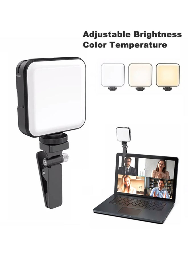 LED Selfie Light Makeup Fill Light Clip Photography Video Photo Light Clip Bracket for Notebook Computer Mobile Phone  - Image 3