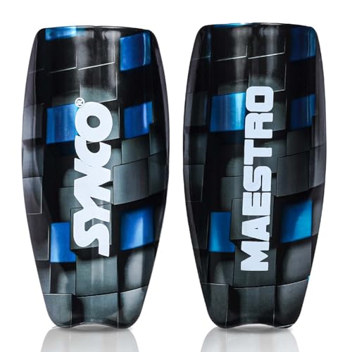 Synco Maestro Shin Guard | Slipin Shin Pads for Football Training & Matches | Extra Protection and Comfort | for Youth and Adults | Soccer, Hockey Protection Gear | Durable & Lightweight - Image 1