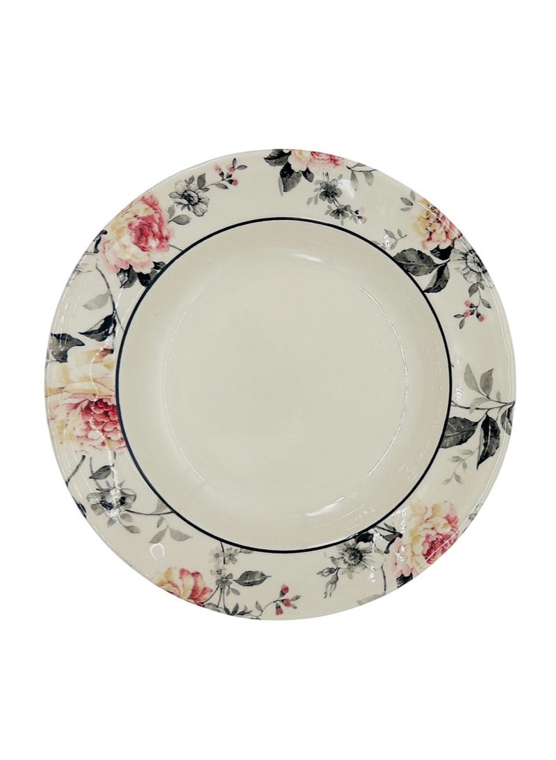 Claytan Claytan Ceramic Soup Plate 9.2", Jasper Rim- CL-2320FA-SP  - Image 2