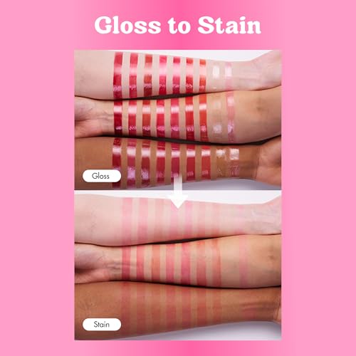 COLORGRAM Fruity Glass Tint 05 Soft Persimmon | Korean Long Lasting & Waterproof Lip Stain | Glossy Dewy Lip Gloss, Highly Pigmented Subtle Coral Beige Shade with Glowing effect 0.11 Oz. - Image 5